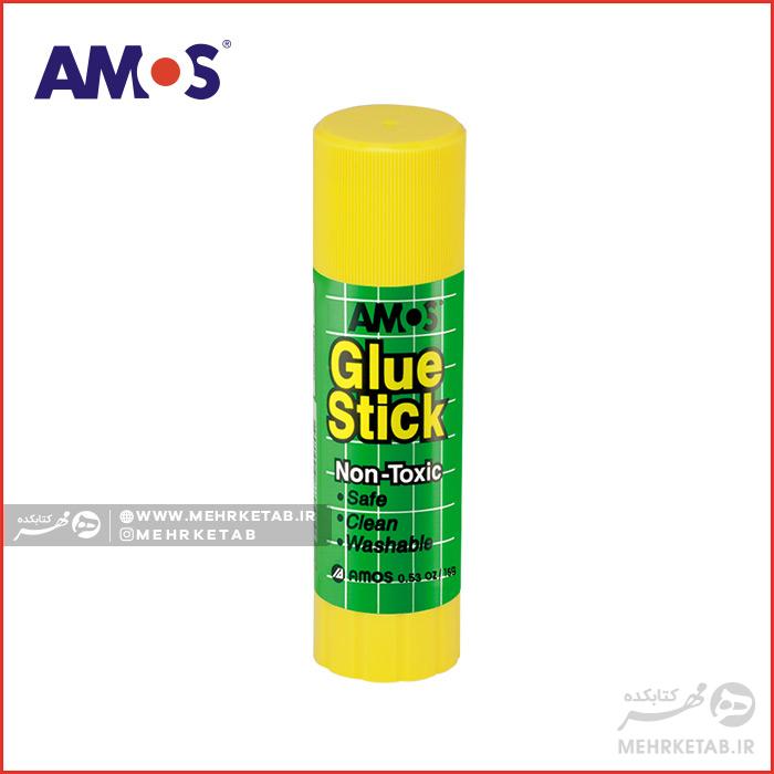 چسب ماتیکی ۸ گرمی آموس AMOS Glue Stick 8G رنگ آمیزی بزرگسالان